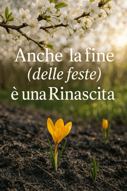 ANCHE LA FINE (DELLE FESTE) &Egrave; UNA RINASCITA